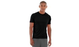 Atomic Endurance Running Tee (Crew-Neck)-XS-Black