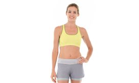 Erica Evercool Sports Bra-XL-Yellow