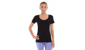 Juliana Short-Sleeve Tee-M-Black