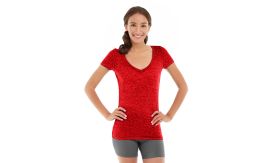 Minerva LumaTech&trade; V-Tee-XL-Red